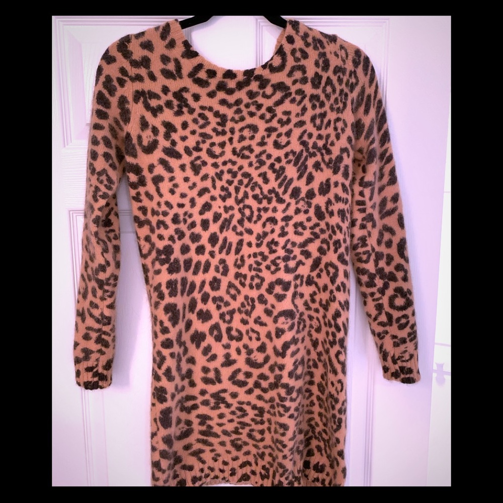 Michael Kors leopard 🐆 print sweater dress